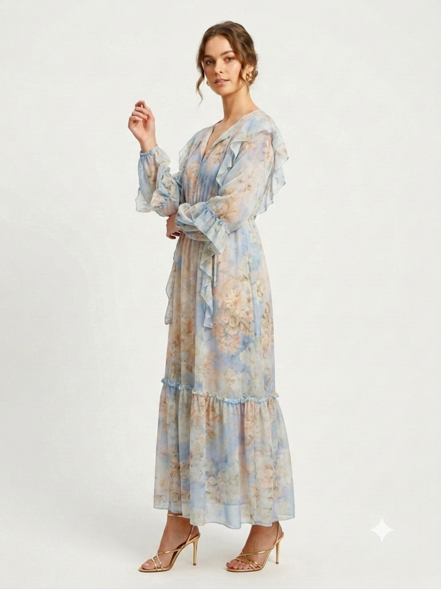 PASTEL FLORAL DRESS