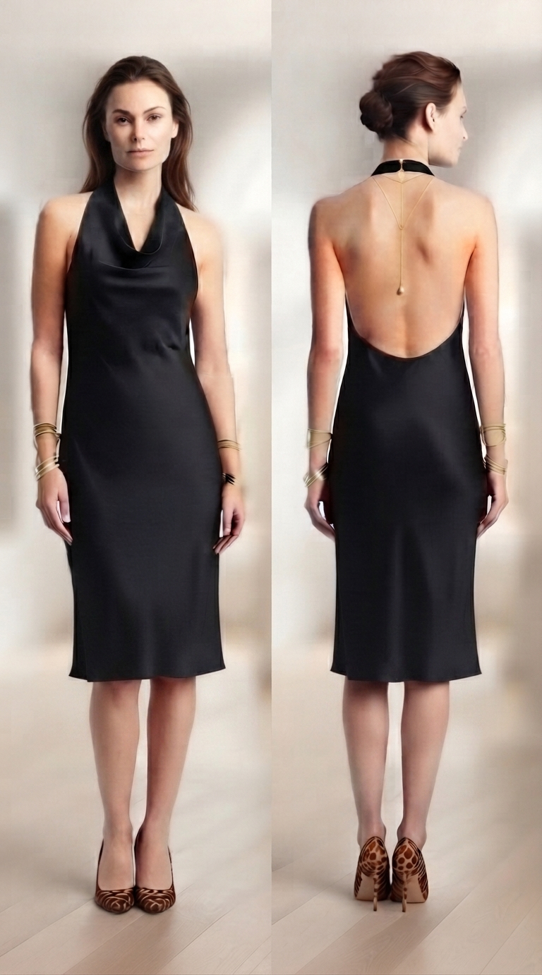 SATIN SLIP DRESS