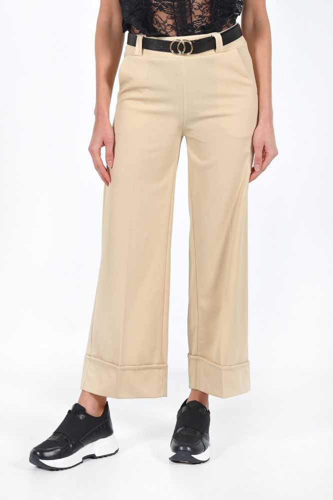 Trouser with belt 