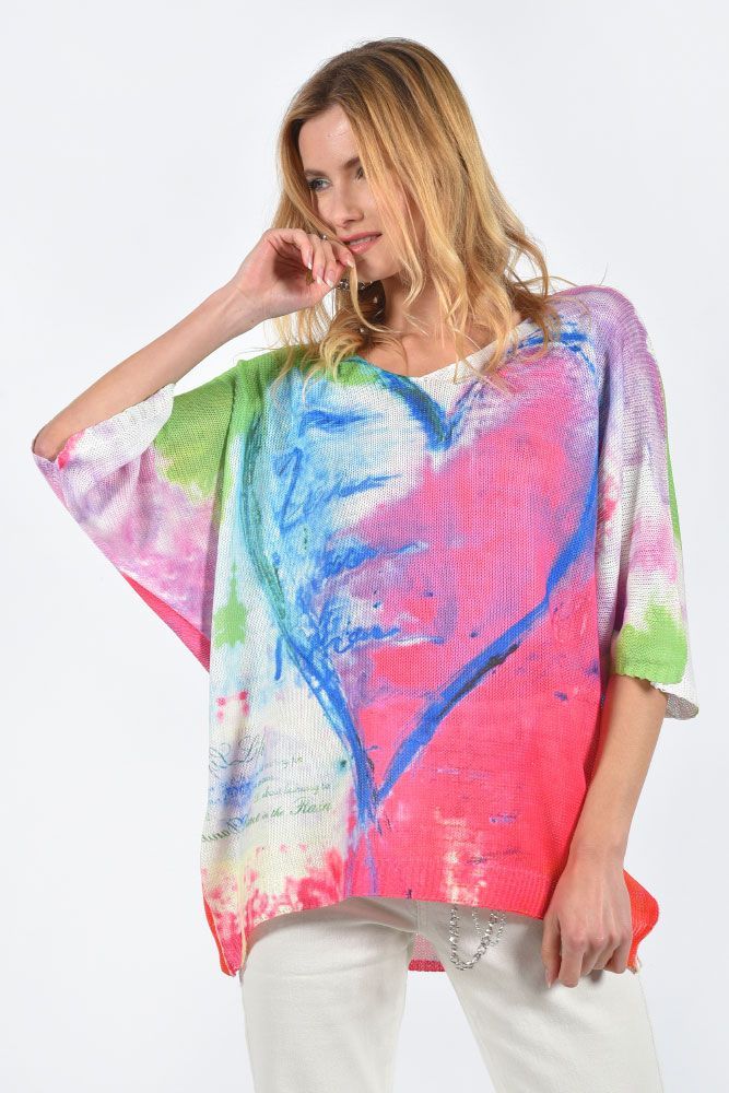 Colourful mesh shirt 