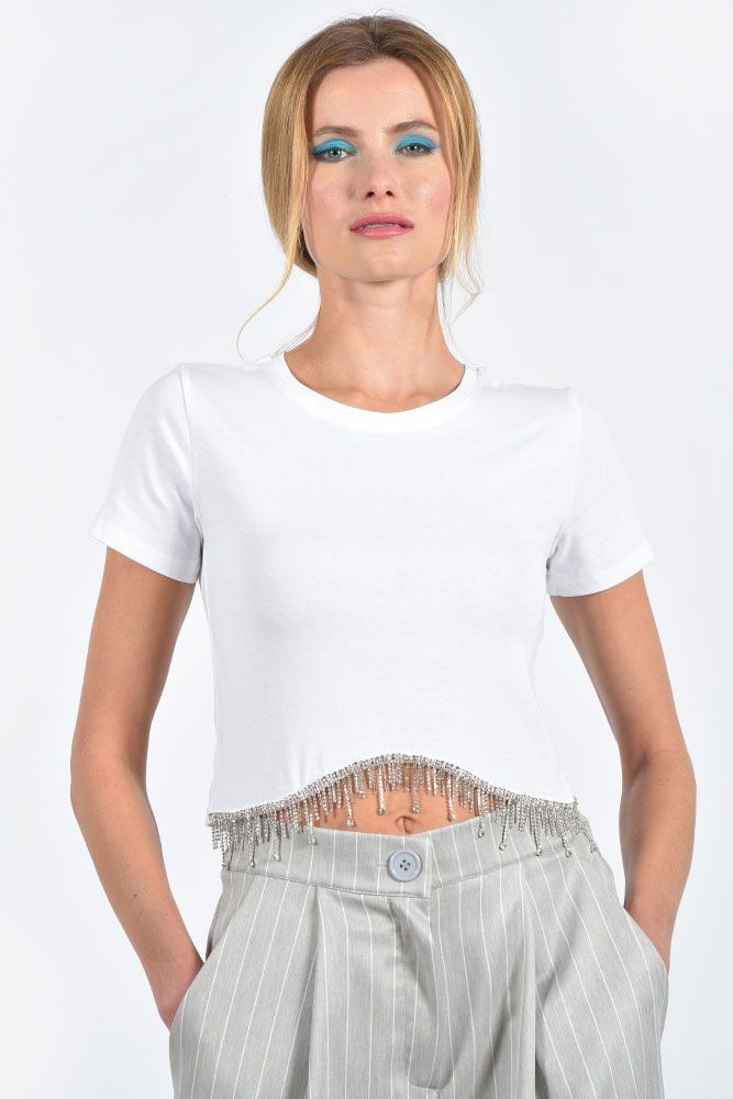 T-shirt with strass 