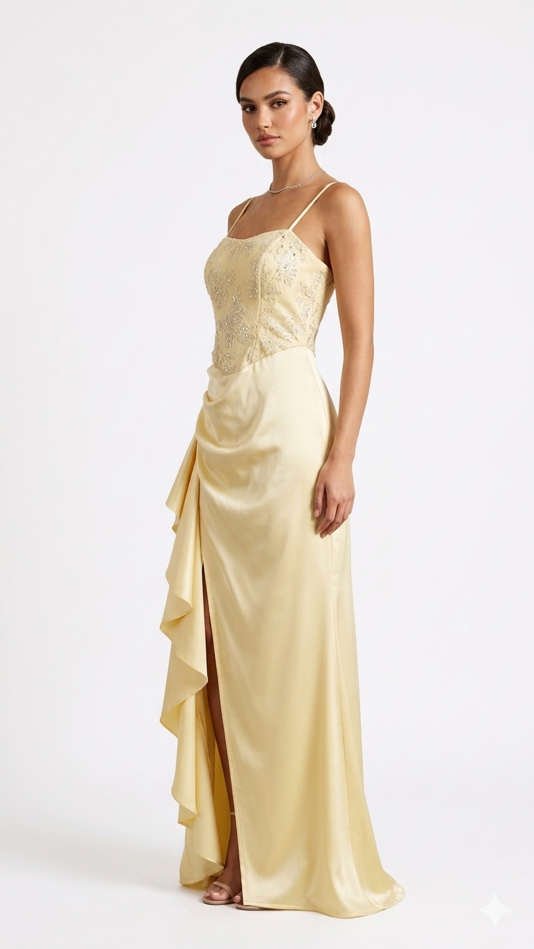 Serene Satin Gown φόρεμα
