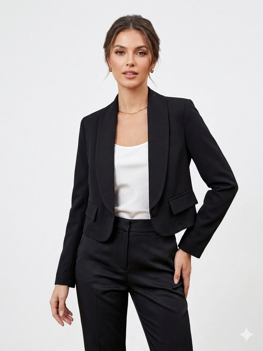 Luna Tailored Crop σακάκι