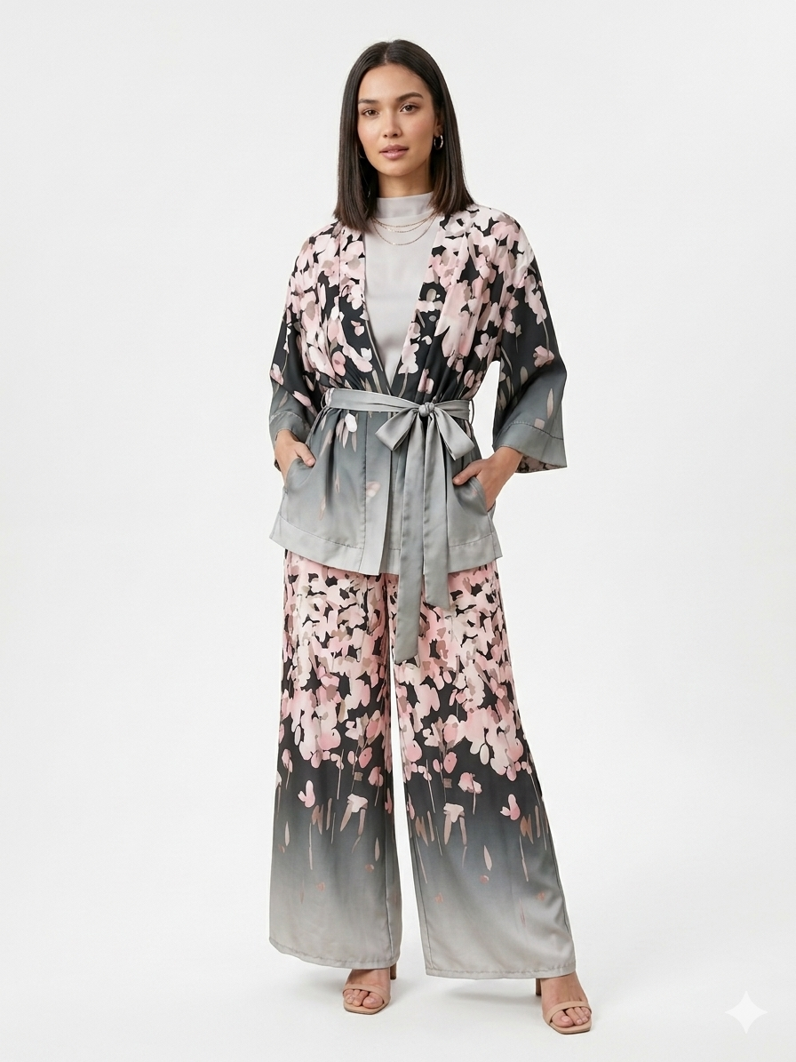 Dusk Rose Kimono