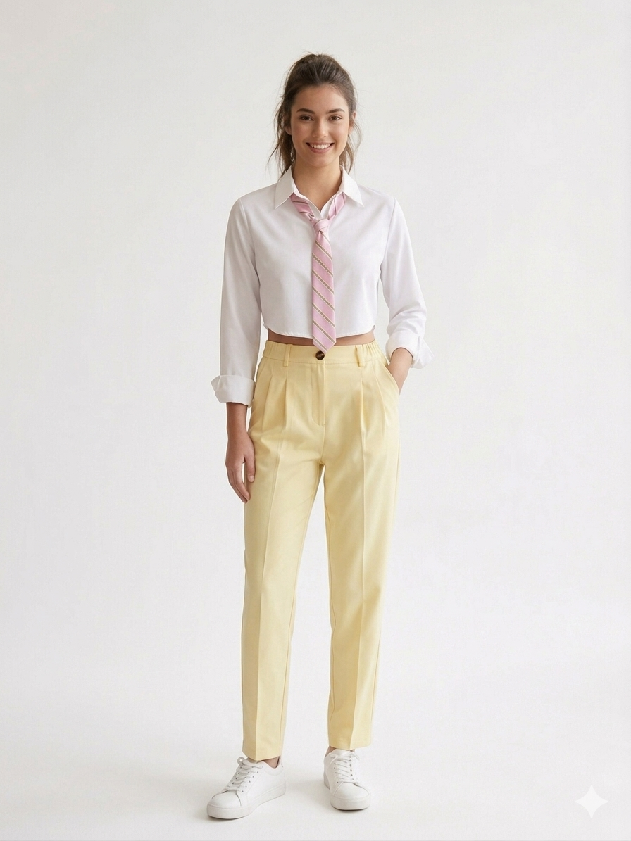 Morning Dew Yellow παντελόνι 