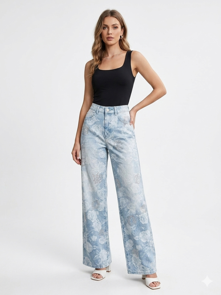 Botanical Shimmer παντελόνι 