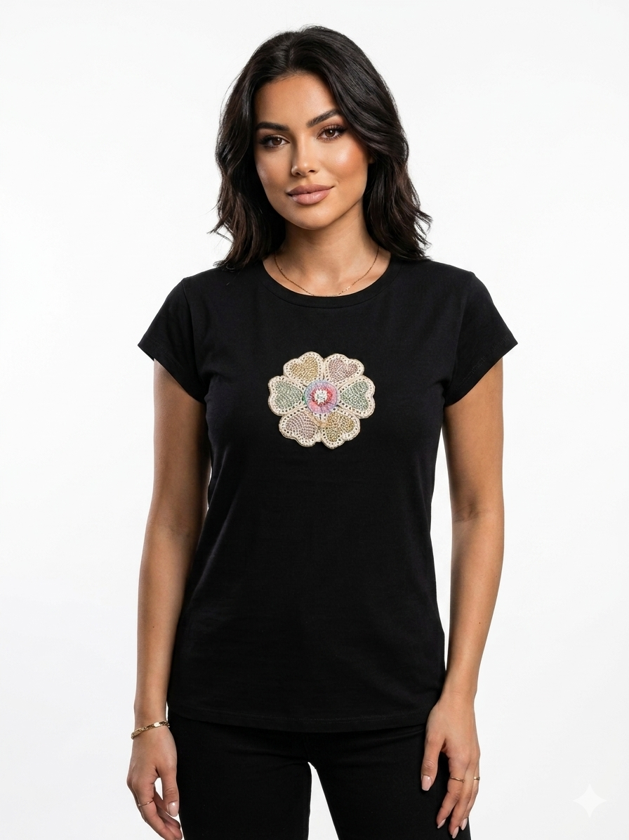 Floral Charm Tshirt