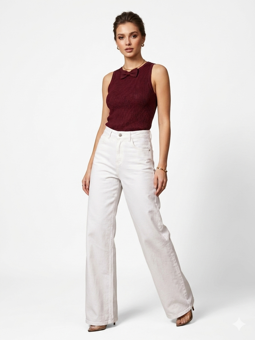 The Essential White παντελόνι 