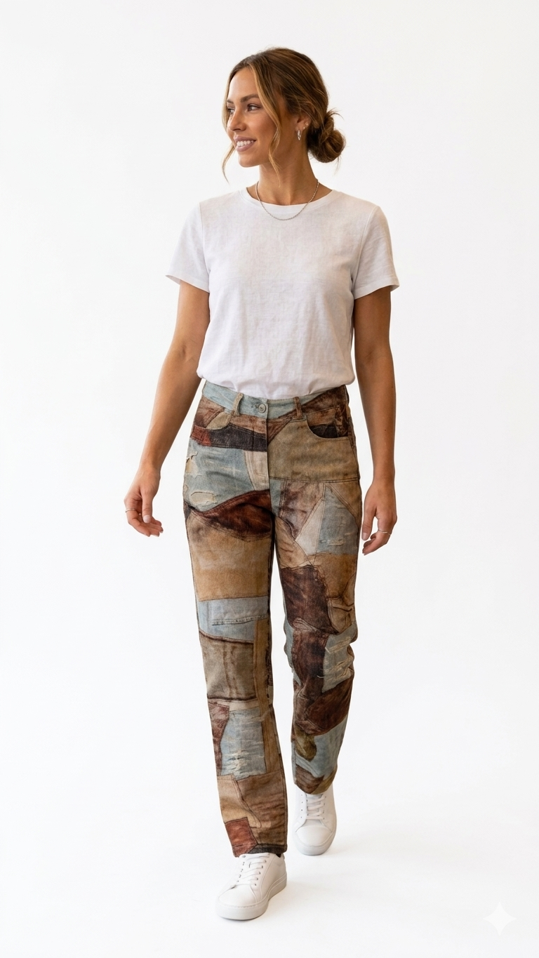 Multi-Tone Panel παντελόνι 