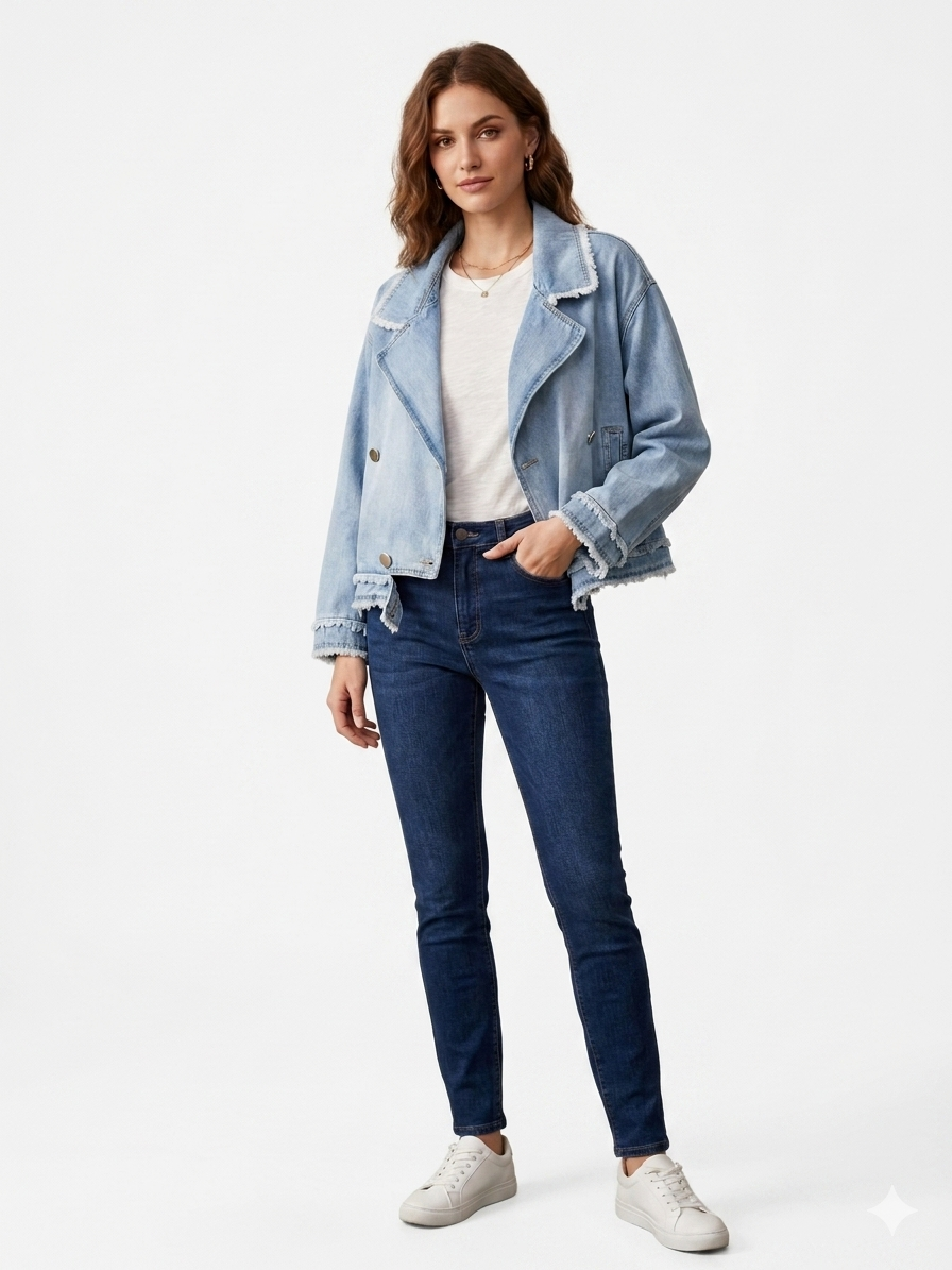 Sky Blue Raw τζάκετ 