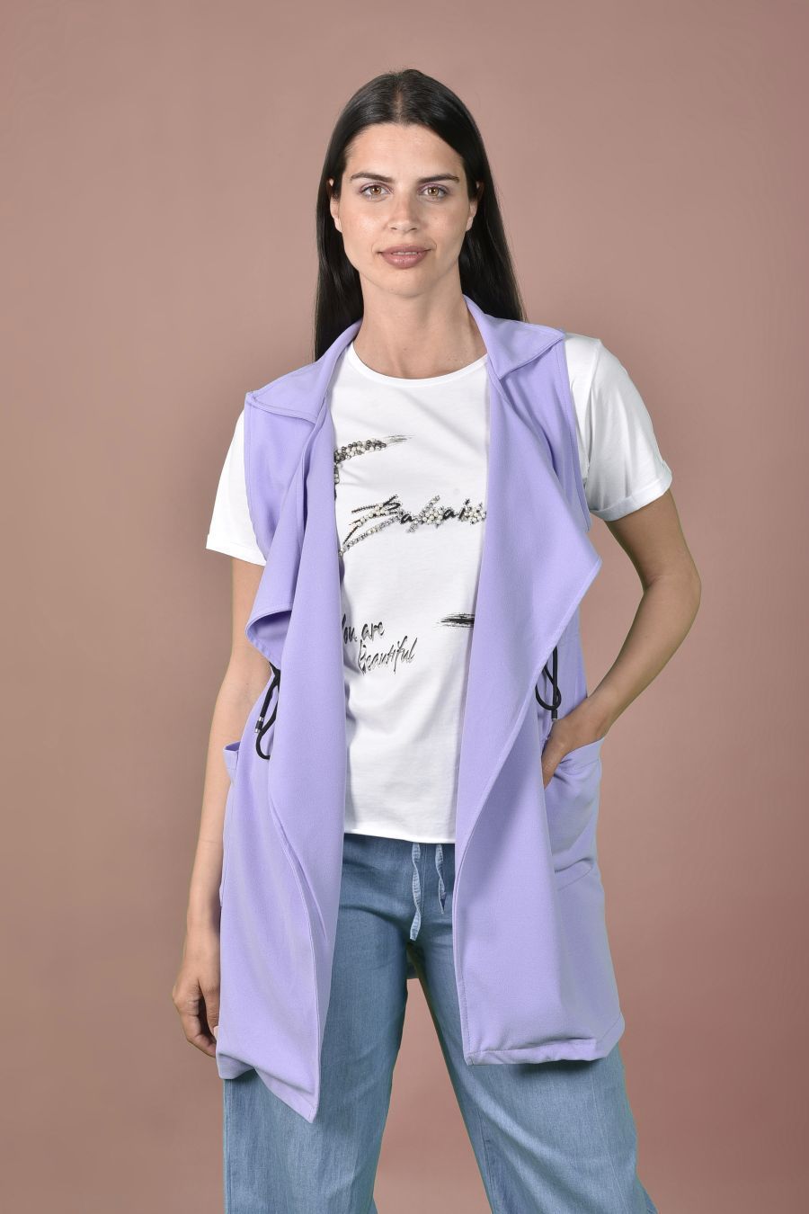 Jacket with string