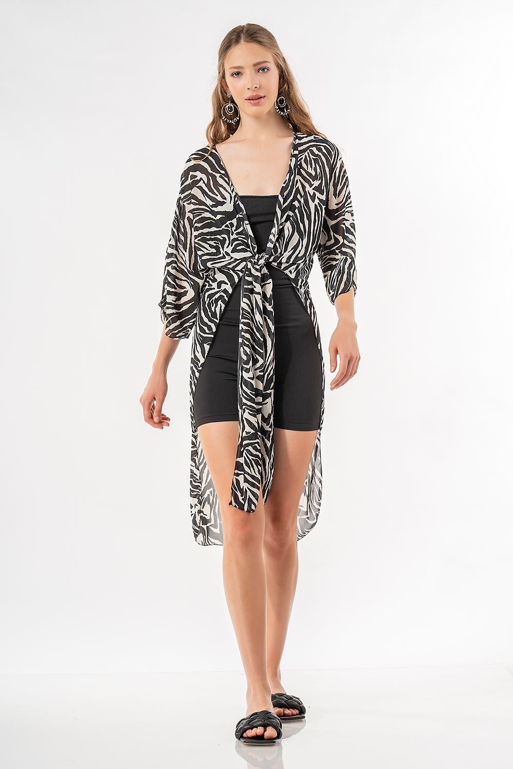 Animal print mandeau
