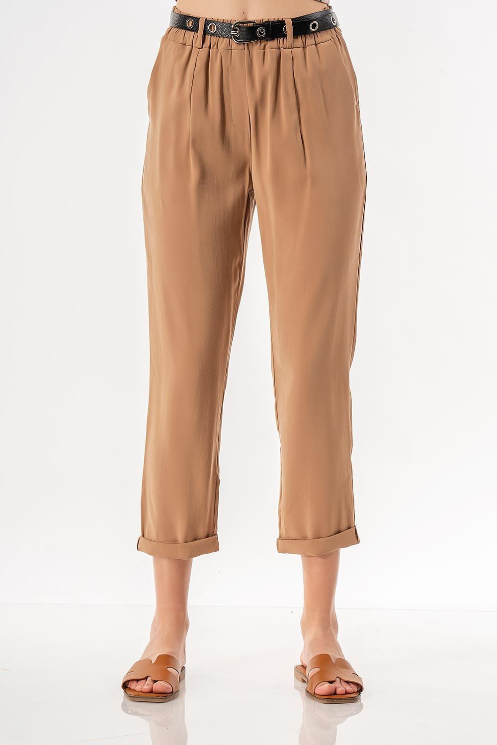 Trouser with belt 