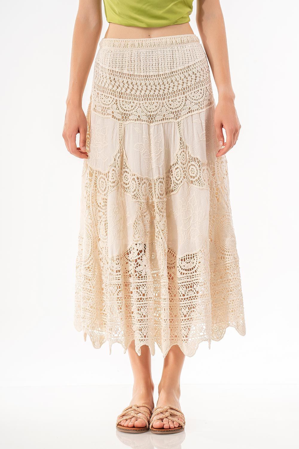 Skirt beige 