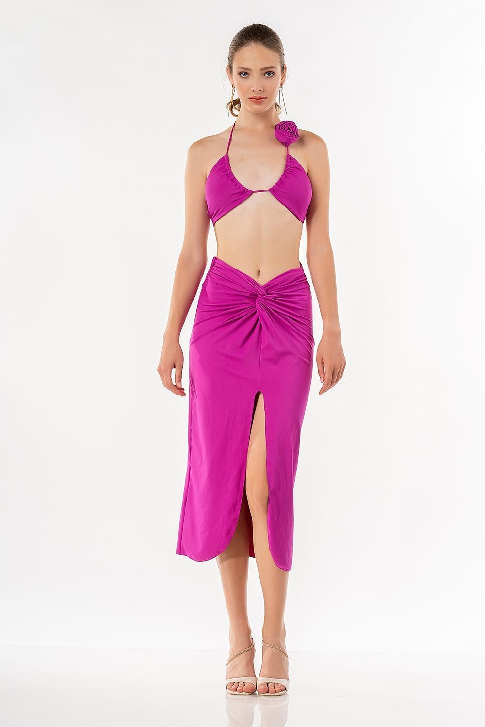 Satin skirt 