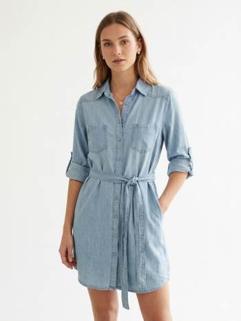 The Essential Denim φόρεμα 