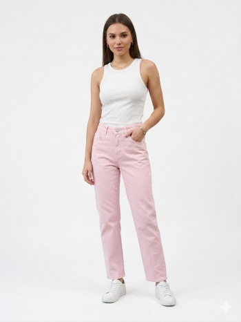 The Spring Edit Pink παντελόνι 