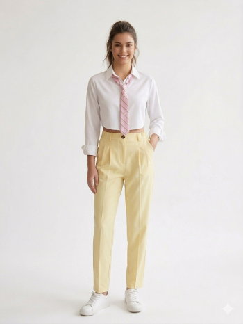 Morning Dew Yellow παντελόνι 