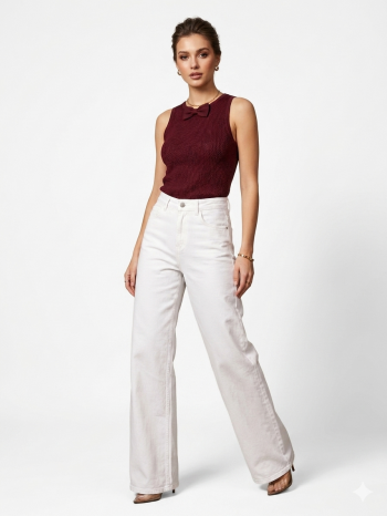 The Essential White παντελόνι 