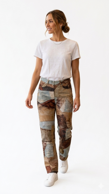 Multi-Tone Panel παντελόνι 