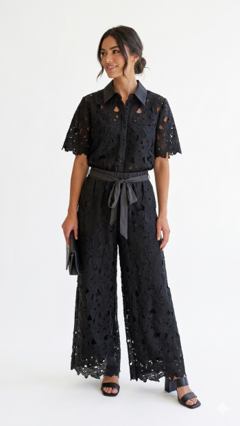 Midnight Bloom Co-ord σετ 
