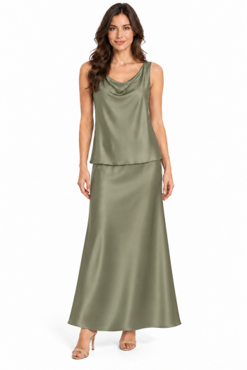 ELEGANT SATIN SΚΙRT