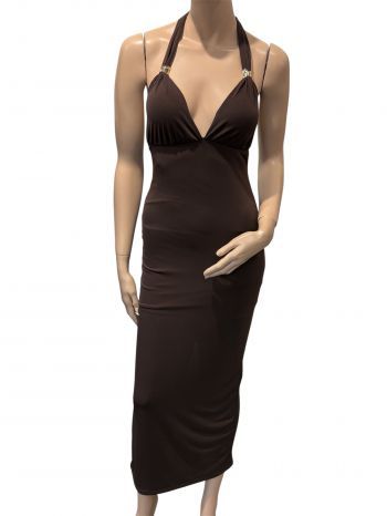 Nightout dress brown 