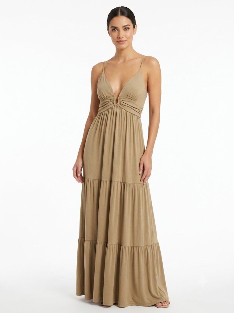 Aria Tiered Maxi Dress Φωτογραφία από Aria Tiered Maxi Dress