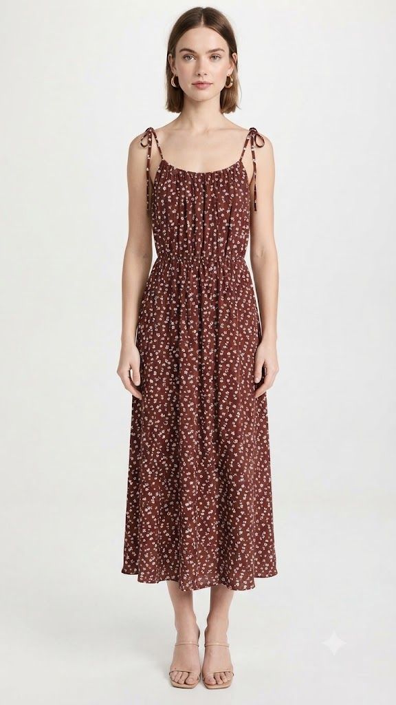 Floral Tie Dress Φωτογραφία από Floral Tie Dress