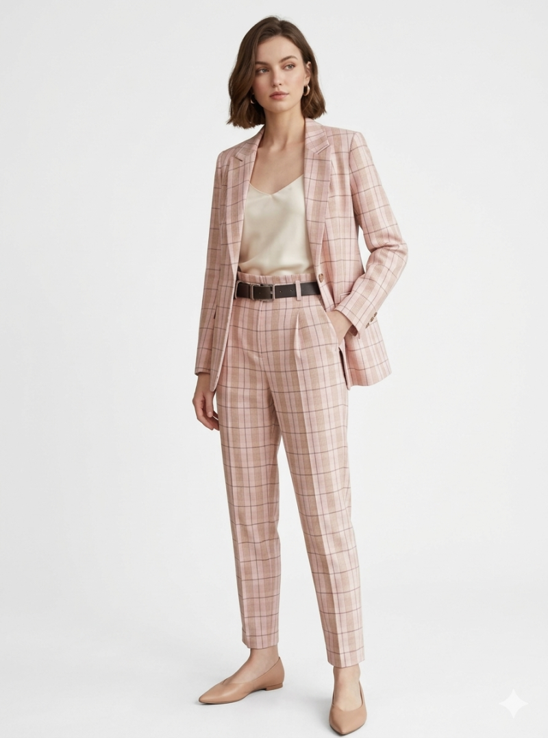 " Soft Toffee Plaid " Παντελόνι Φωτογραφία από " Soft Toffee Plaid " Παντελόνι