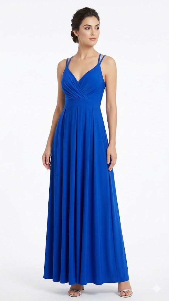 Empire Satin Maxi Dress Φωτογραφία από Empire Satin Maxi Dress