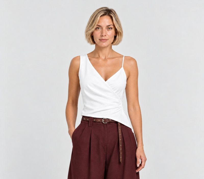 WRAP CAMISOLE TOP Φωτογραφία από WRAP CAMISOLE TOP