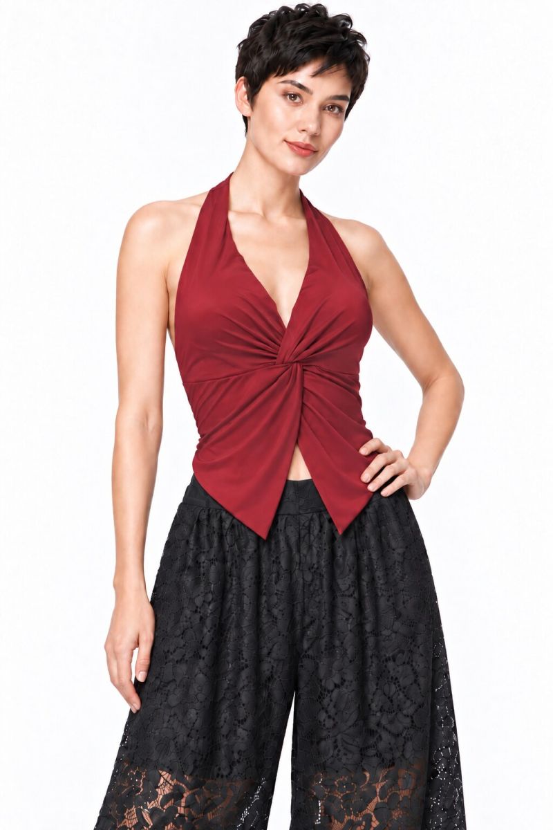 HALTER TWIST TOP Φωτογραφία από HALTER TWIST TOP