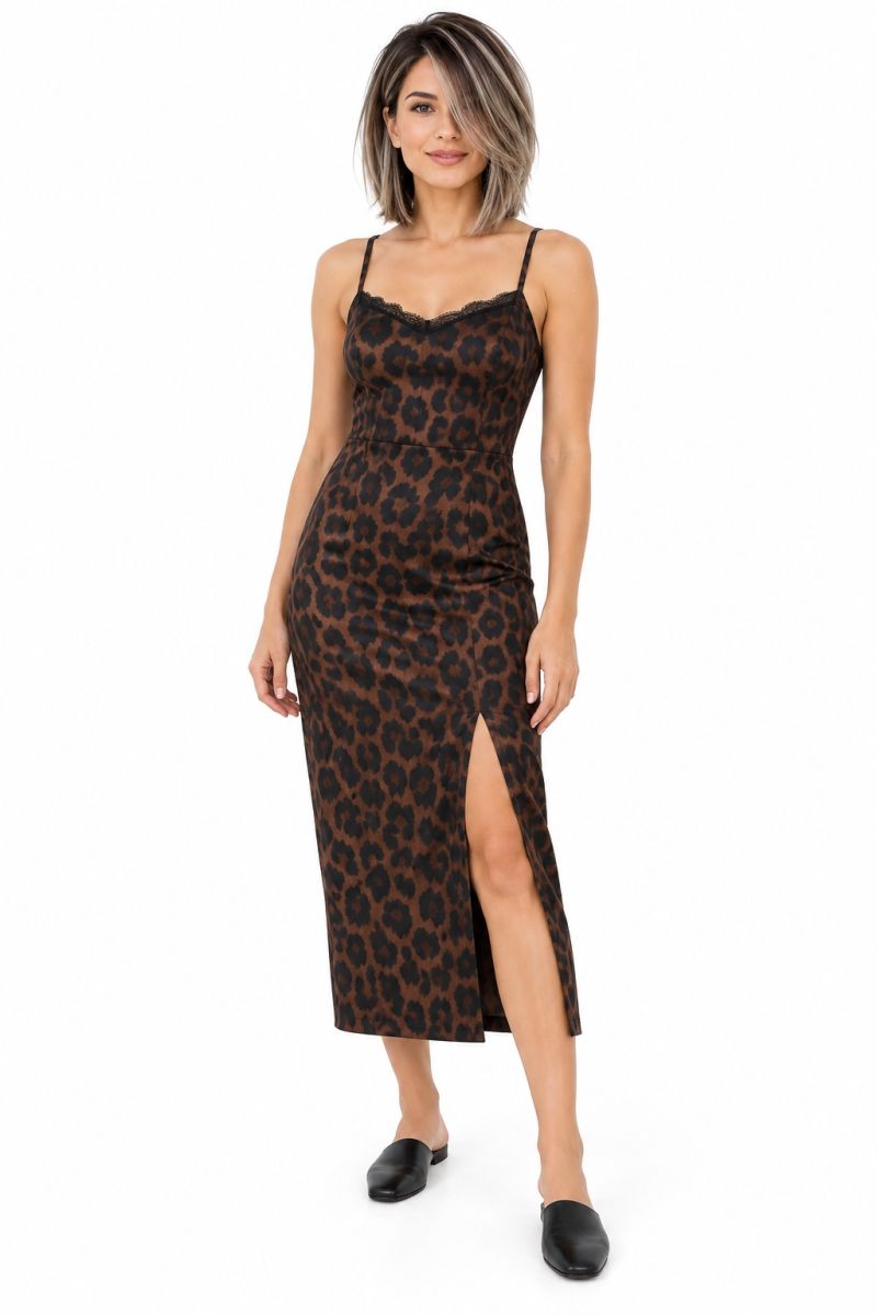 Φωτογραφία από LEOPARD DRESS LACE TRIM